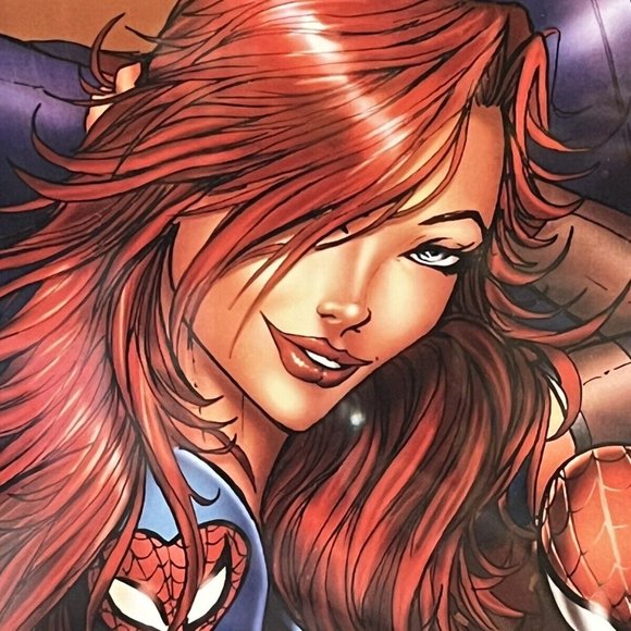 Big! Jamie Tyndall Pin-up Sexy Spider-Gwen 2011 Signed 11x17 Print Autograph Pic - Picture 4 of 4